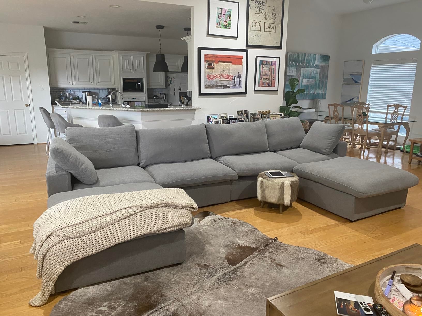 Ascend modular sofa styled in a home interior